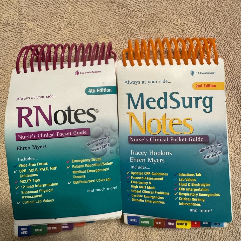 RN and MedSurg Notes Pocket Guides